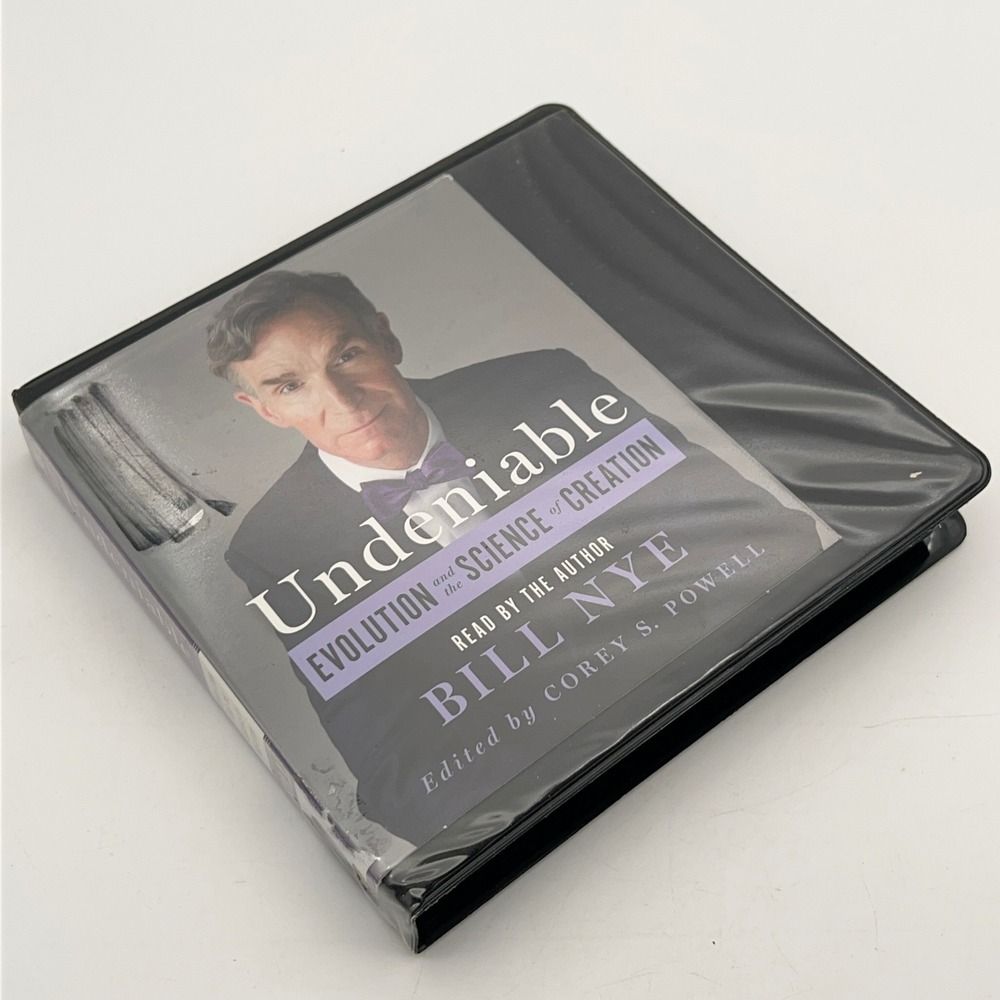 Bill Nye Undeniable Evolution and the Science of Creation 8 CD Audiobook‎ Set